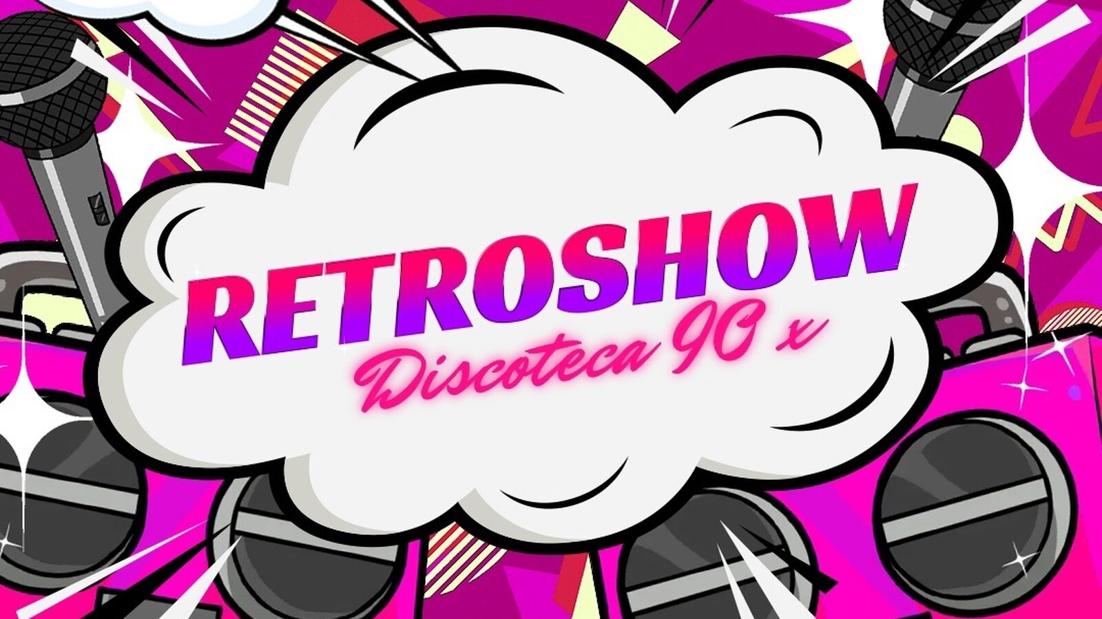 Retroshow Discoteca 90x