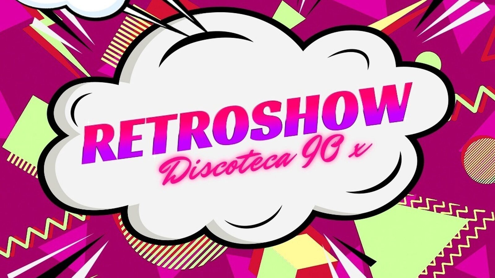 Retroshow Discoteca 90x