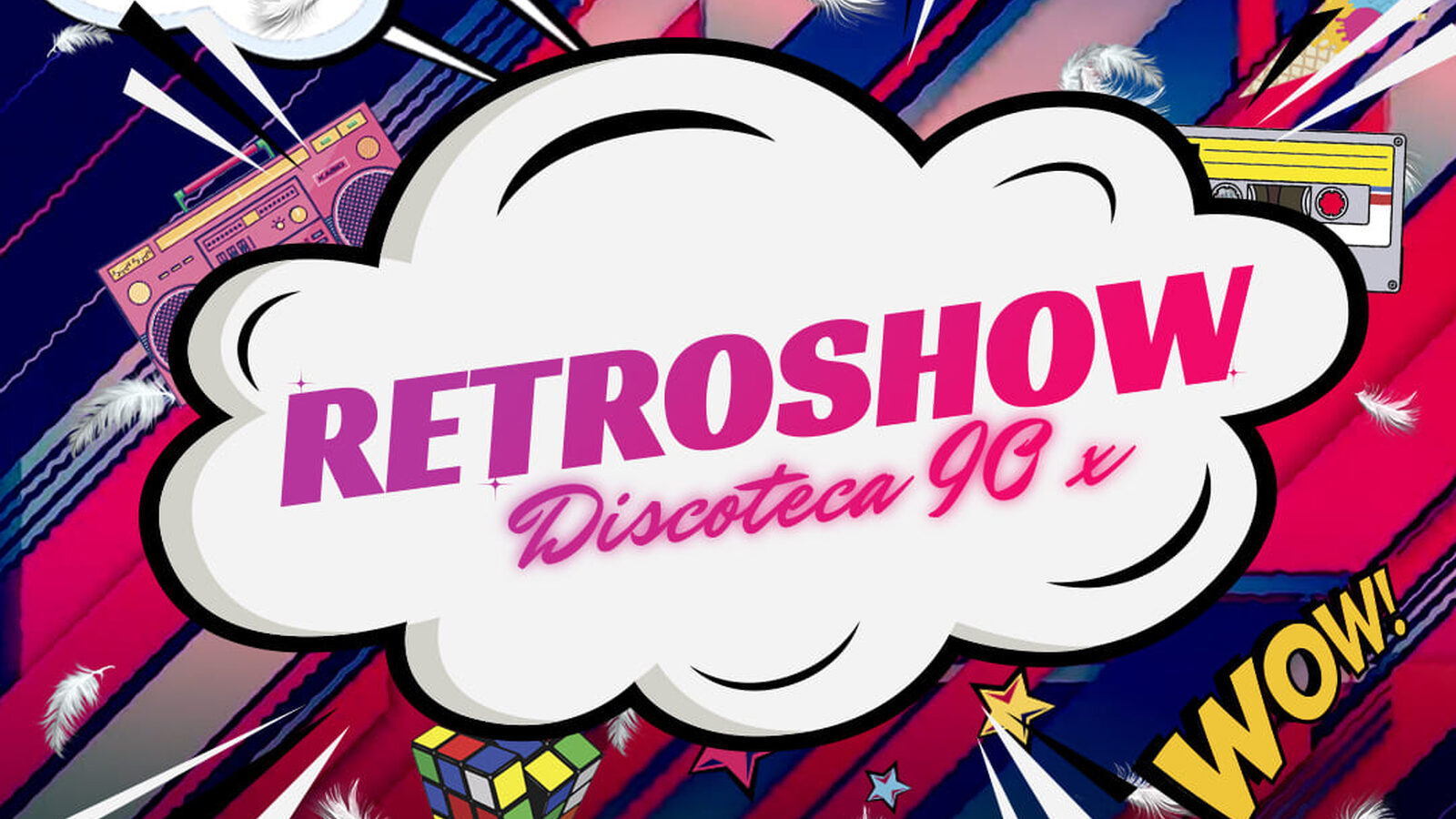 Retroshow discoteca 90x